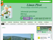 Tablet Screenshot of limes-pirot.com